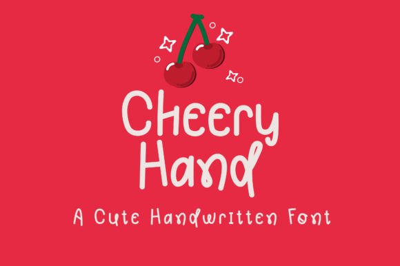 Cheery Hand Font: Playful Simplicity for Your Designs