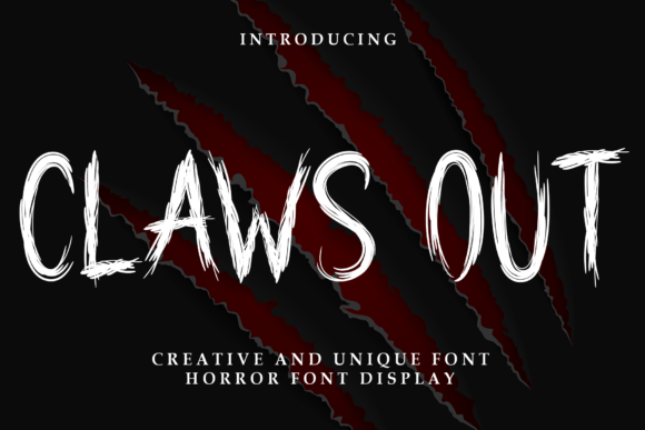 Claws Out Font: A Bold and Fun Display Typeface