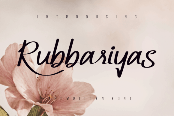 Discover the Elegance of the Rubbariyas Font for Your Projects