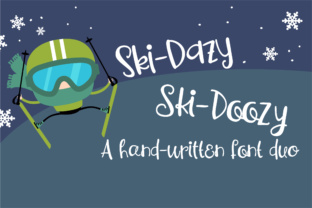 Discover the PN Ski-Doozy and Ski-Dazy Font Duo