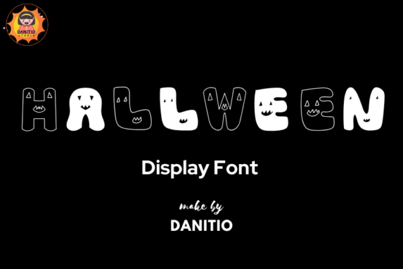 Hallween Font: Groovy Spooky Typography