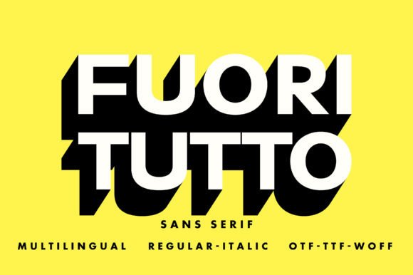 Introducing “Fuori Tutto” – Redefining Modern Typography
