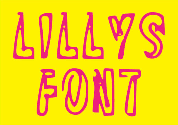 Lilly's Font: A Fun, Childlike Typeface for Creative Projects