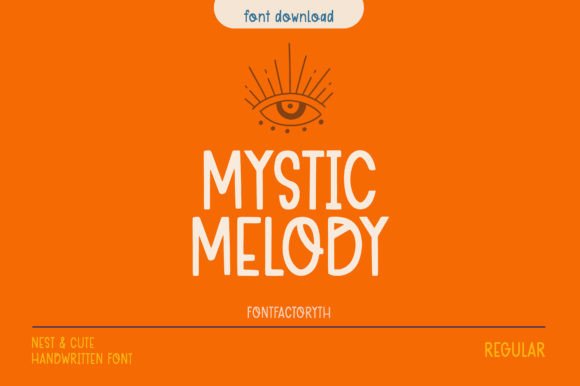 Mystic Melody Font: A Charming Handwritten Typeface