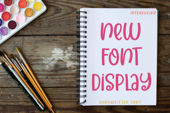 New Font Display: A Cute Script Font for Realistic Ideas