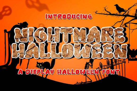 Nightmare Halloween Font: A Quirky Display Typeface