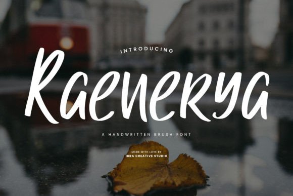 Raenerya Font: Authentic Handwritten Brush Style