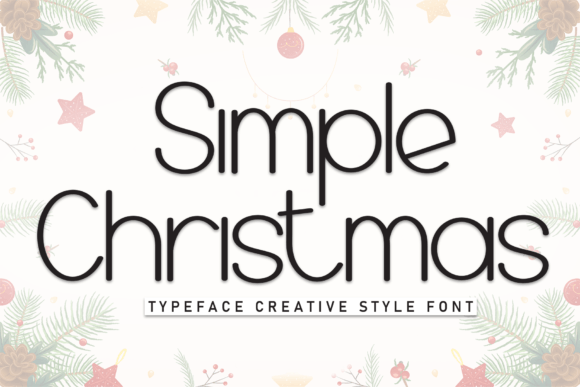 Simple Christmas Font: Cheerful Handwritten Typeface