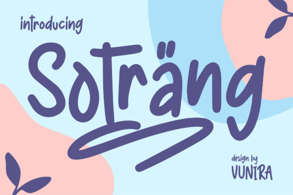 Sotrang Font: A Quirky, Friendly Script for Creative Designs