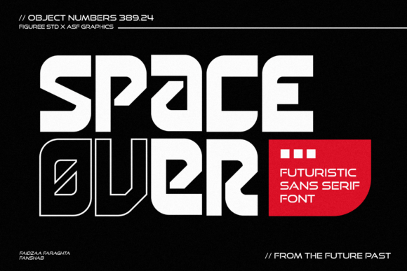 Space Over Font: Futuristic Sans-Serif for Modern Design