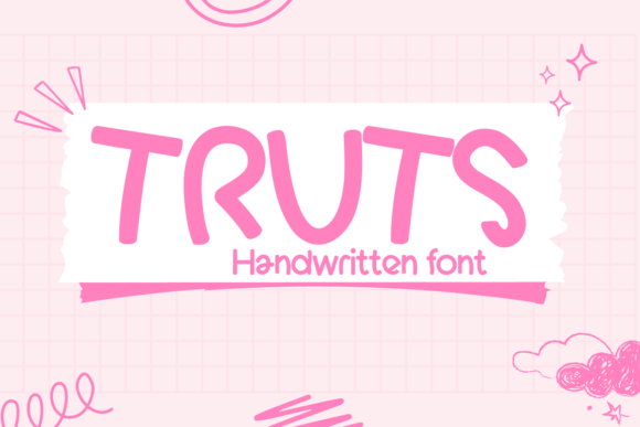 Truts Font: A Handwritten Typeface for Creative Projects